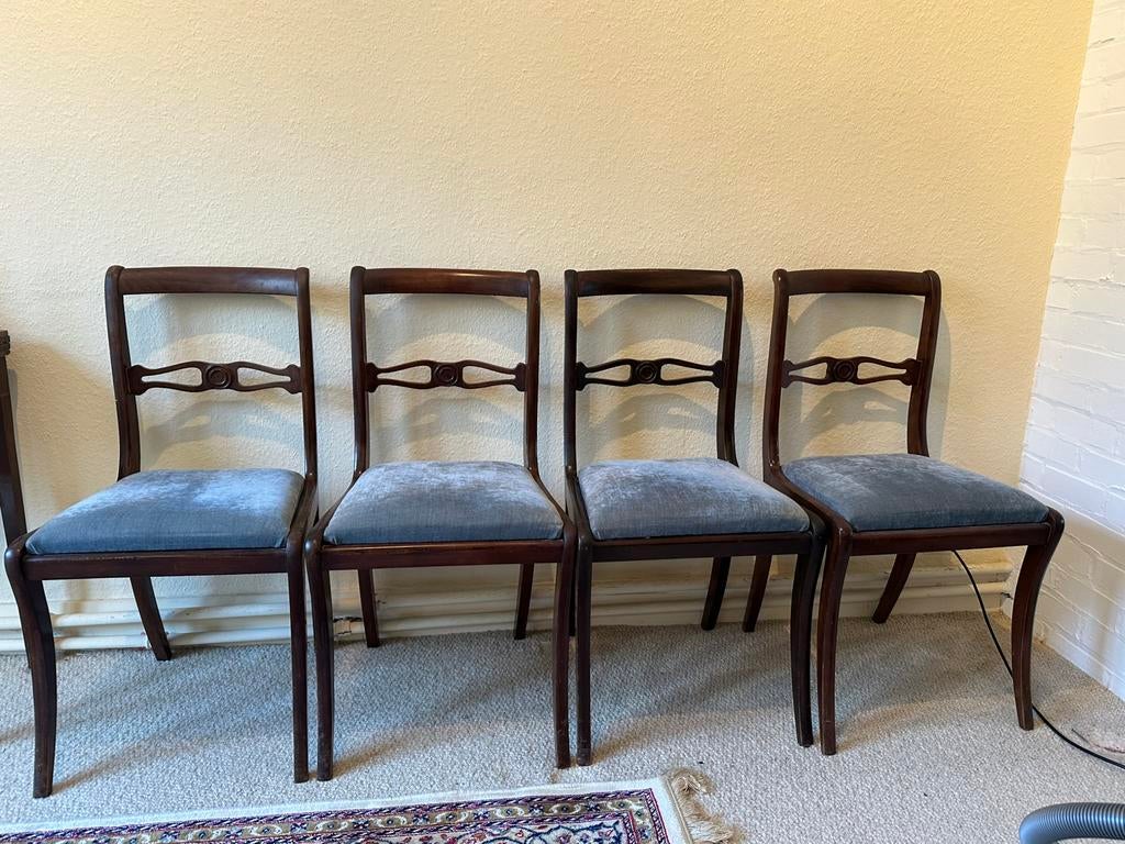 Lot de 4 jolies chaises pour salle a manger, Enlèvement