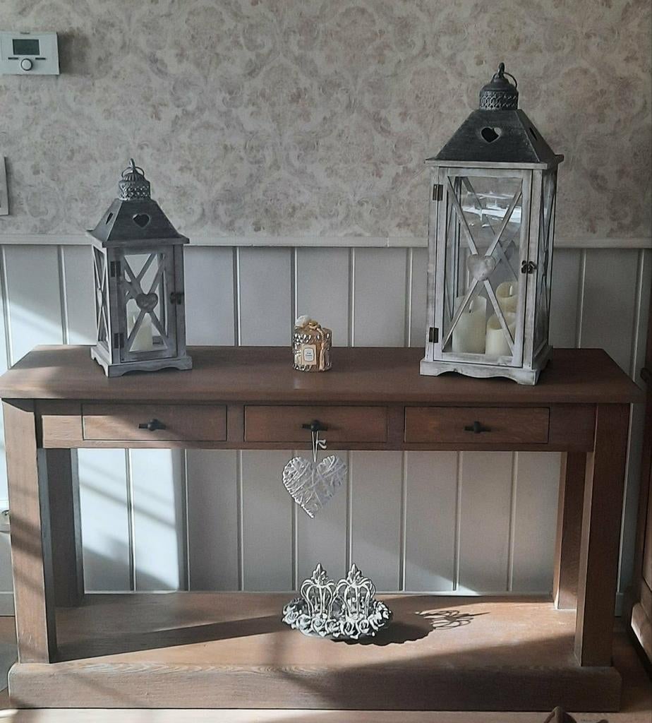 Table d'appoint en chêne massif de haute qualité, Maison & Meubles, Enlèvement