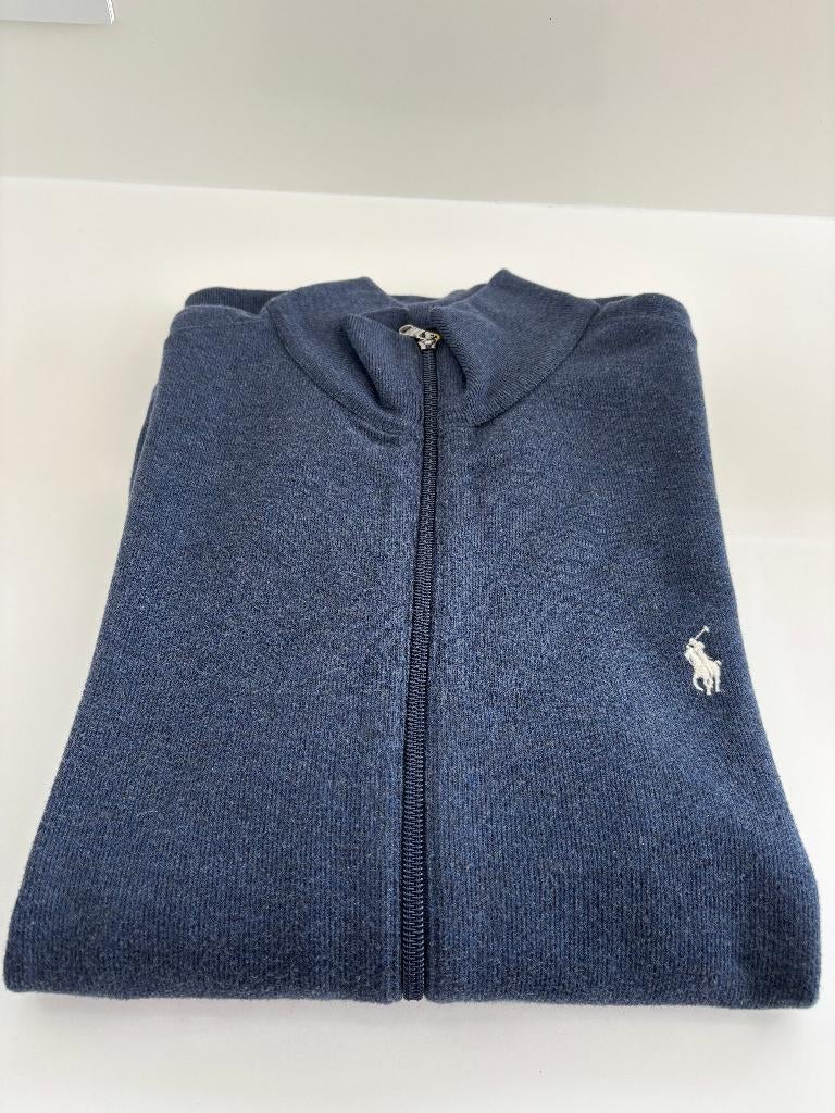 Polo Ralph Lauren gilet Heren maat L, Kleding | Heren, Truien en Vesten, Gedragen, Maat 52/54 (L), Blauw, Ophalen of Verzenden