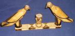 Sculpture artisanale  – Oiseaux jumeaux – 48  20 cm, Ophalen of Verzenden