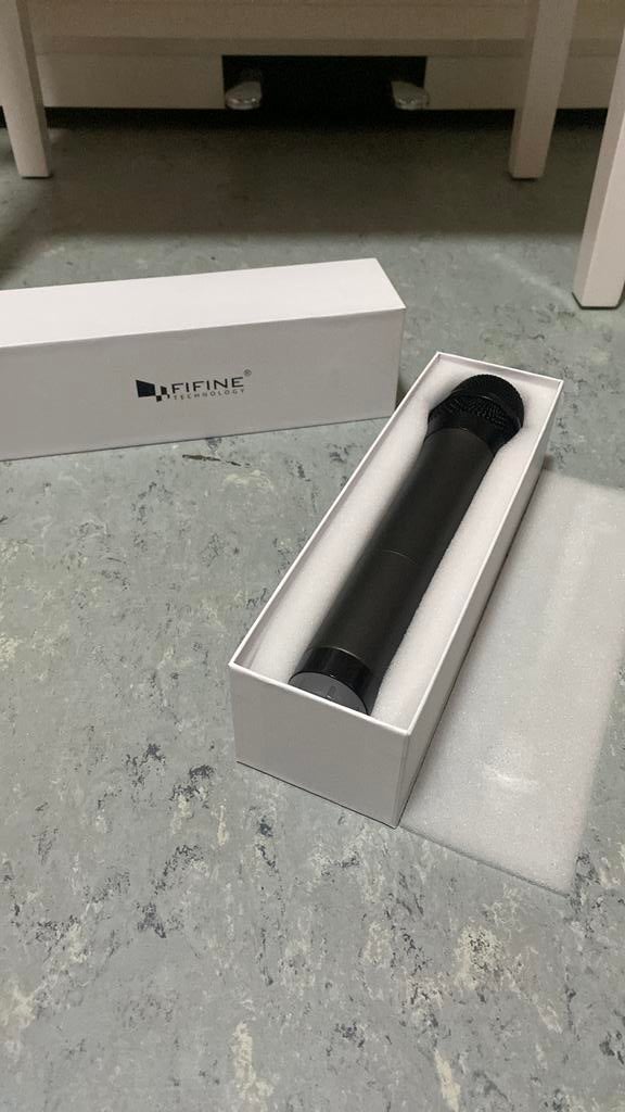 Fifine K025, Muziek en Instrumenten, Ophalen, Zo goed als nieuw, Zangmicrofoon, Draadloos