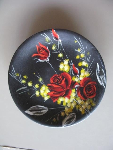 Assiette décor mimosa VALLAURIS, Antiquités & Art, Antiquités | Céramique & Poterie, Enlèvement ou Envoi