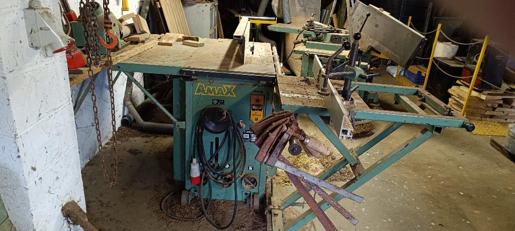 Lot de machines à bois  d'occasion, Ophalen, Gebruikt
