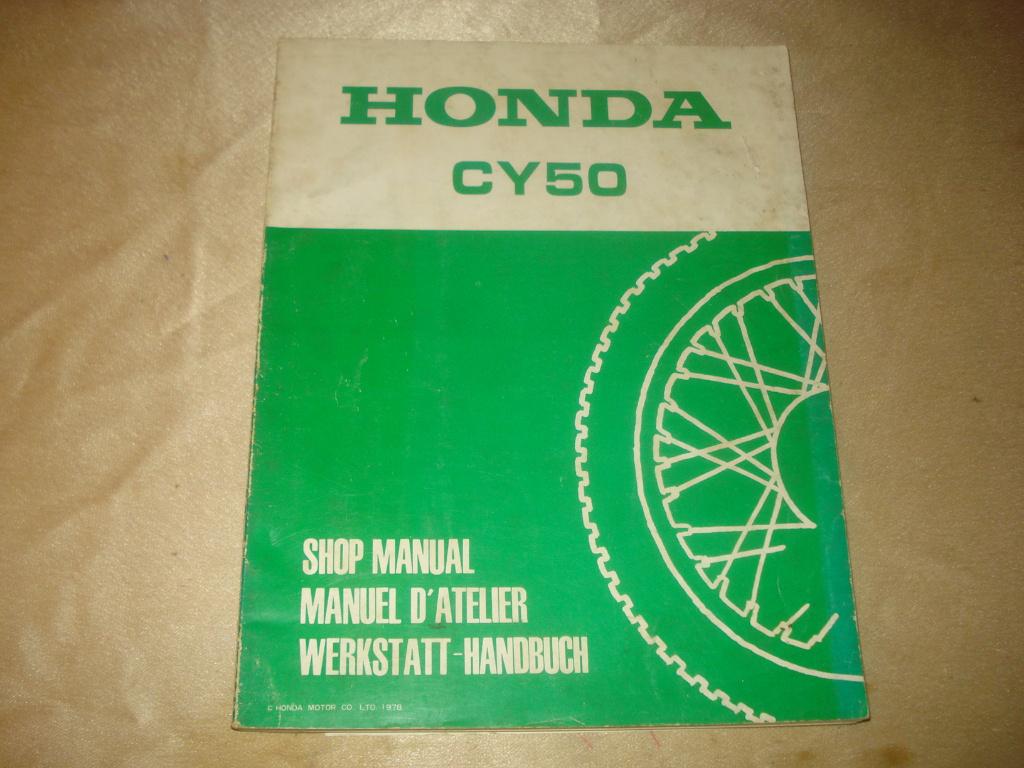 HONDA CY50 Ancien Manuel d'Atelier, Enlèvement ou Envoi, Honda