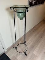 glazen vaas / bloempot met staander, Ophalen, Overige kleuren, 75 cm of meer, Glas