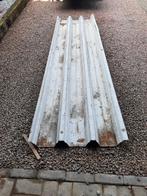 6 tal metalen dakplaten ,spanten ,zeer zware uitvoering, Enlèvement, Utilisé, Métal, Plaque de toiture ou Plaque de tuile