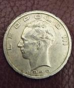 Zilver. Munt 50 frank LEOPOLD III 1940., Ophalen, Zilver, Losse munt, Zilver