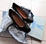 Te koop: Leuke zwarte lederen pumps "Voltan", 40., Ophalen, Pumps, Zwart, Zo goed als nieuw