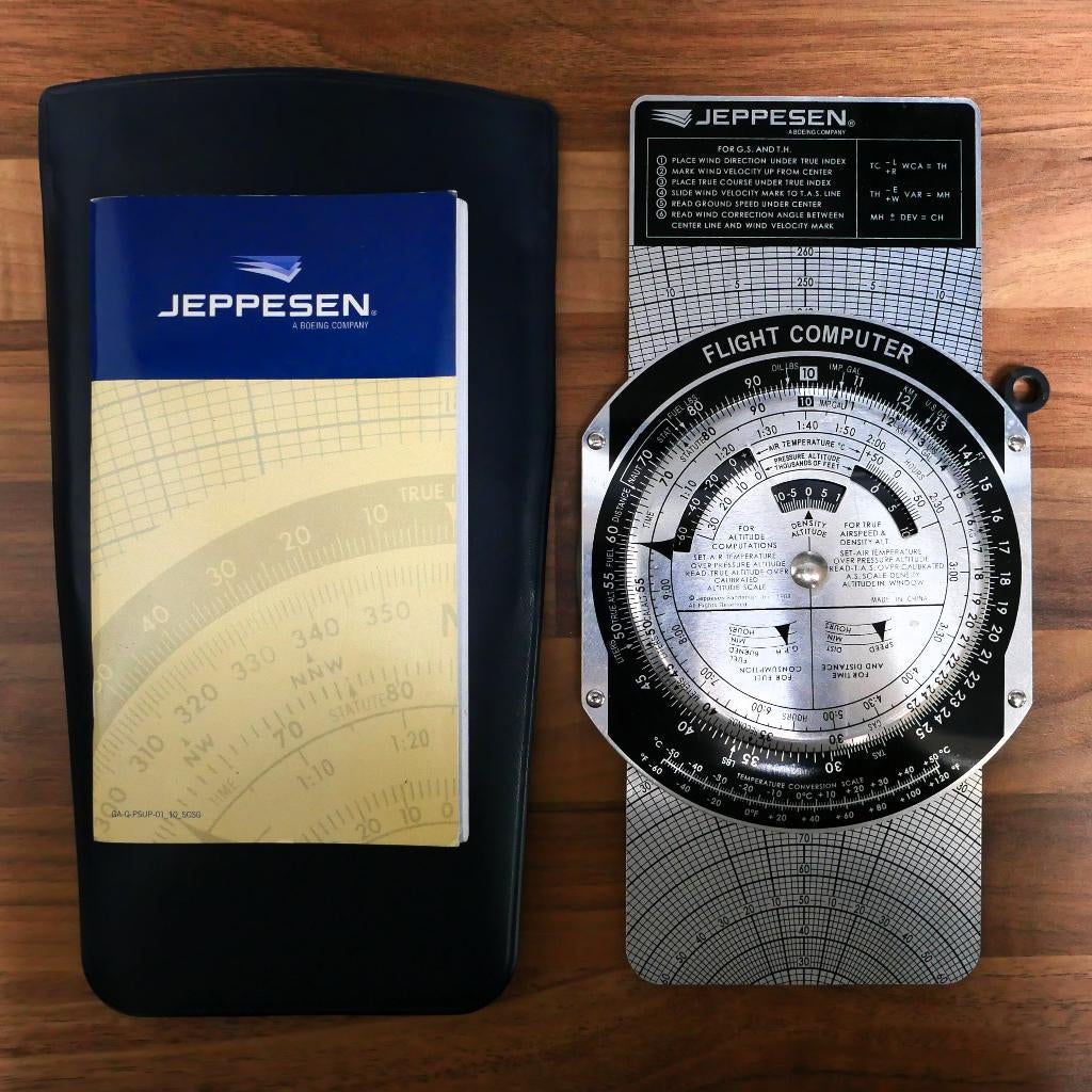 Jeppesen flight computer E6B - metaal, Ophalen of Verzenden, Zo goed als nieuw