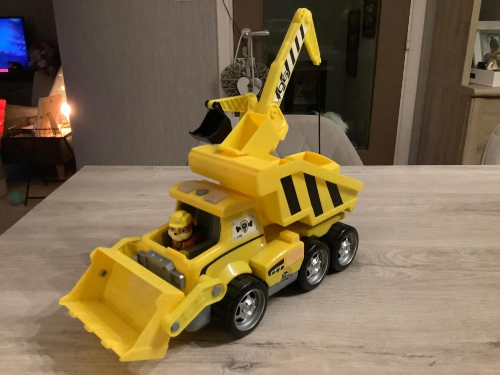 Camion de chantier Paw Patrol Ultimate Rescue (35x33 cm), Enlèvement ou Envoi, Comme neuf