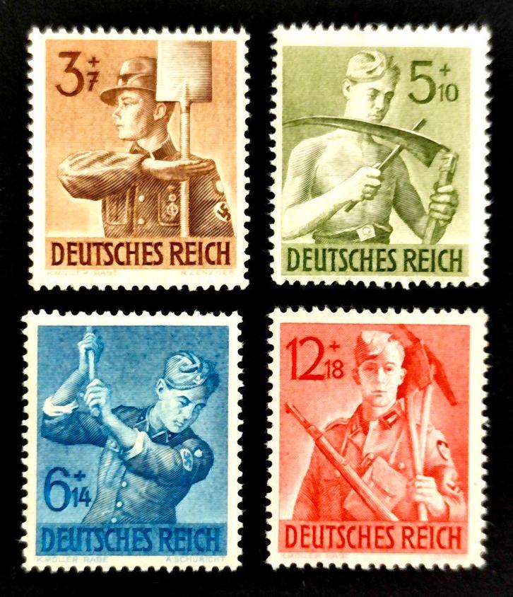 Dt.Reich: 8 Jahre Reichs Arbeits Dienst 1943 POSTFRIS, Timbres & Monnaies, Timbres | Europe | Allemagne, Non oblitéré, Autres périodes