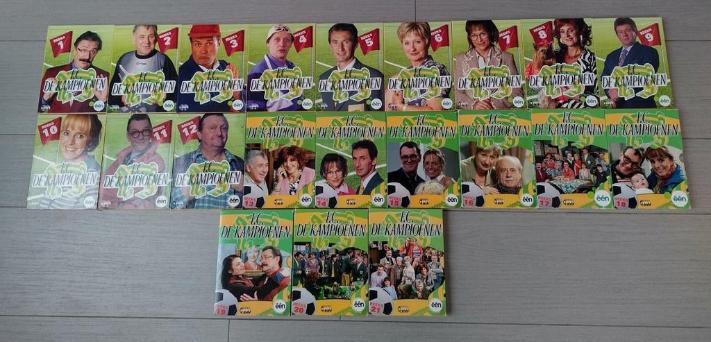 Complete Dvd reeks Fc De Kampioenen 1-21, Ophalen of Verzenden