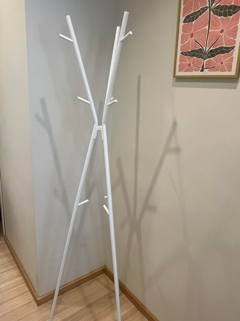 Porte-manteaux IKEA blanc en parfait état, Maison & Meubles, Enlèvement, Comme neuf