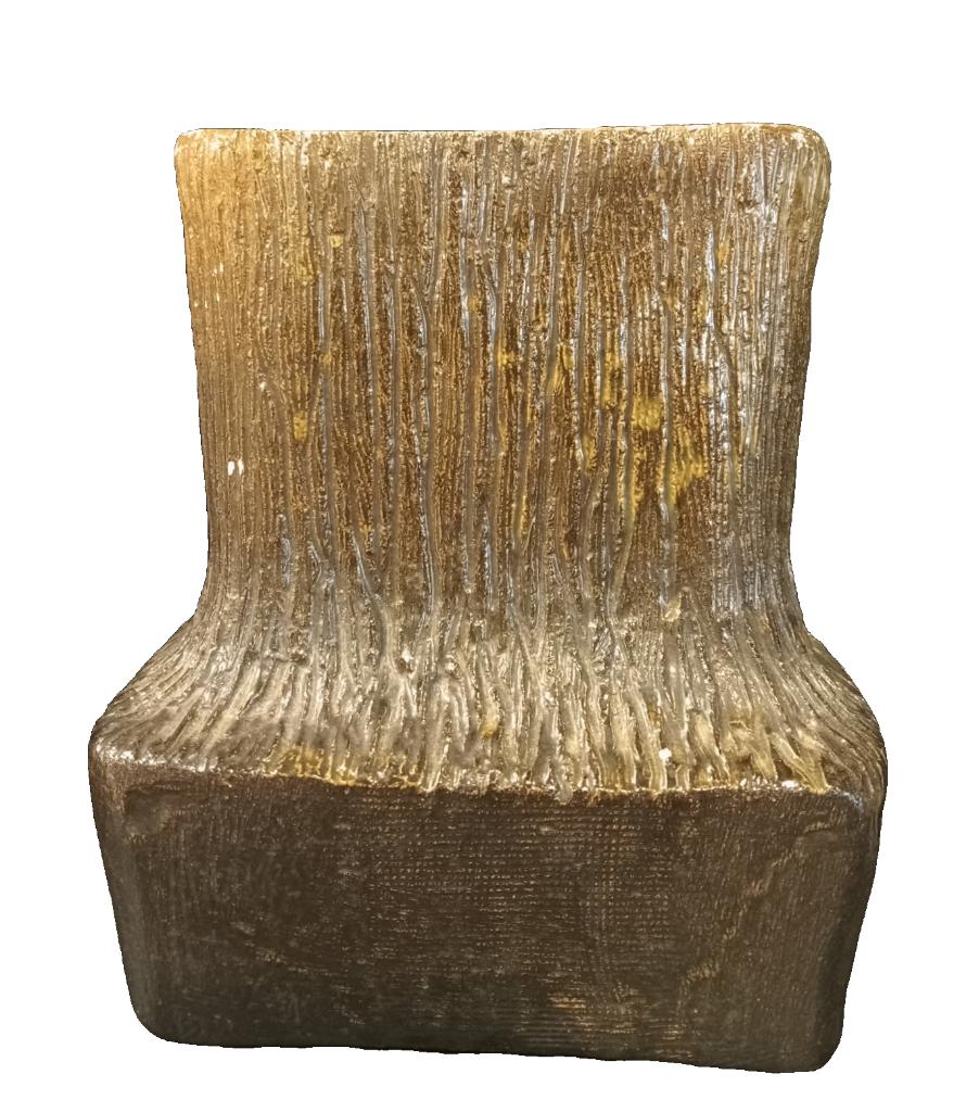 Vase vintage, brutaliste., Antiquités & Art, Enlèvement ou Envoi