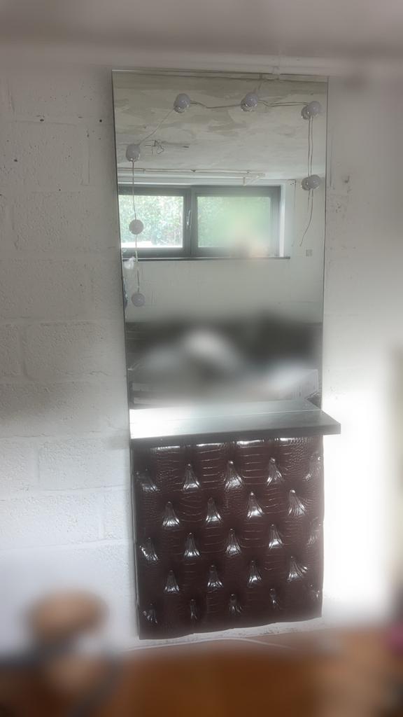 Kappers spiegel, Antiek en Kunst, Antiek | Spiegels, Ophalen