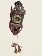 Antieke Zaanse stijl wandklok met gewichten (Warmink / Wuba, Ophalen