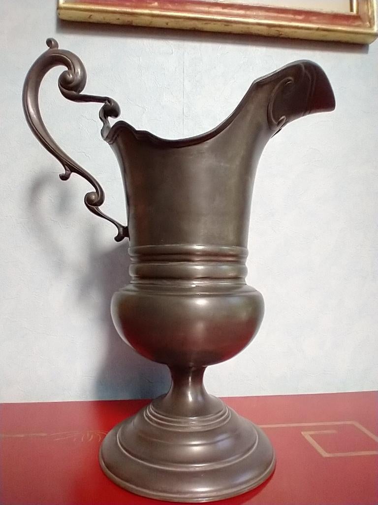 Aiguière de Style Louis XVI en étain + poinçons, Antiquités & Art, Enlèvement