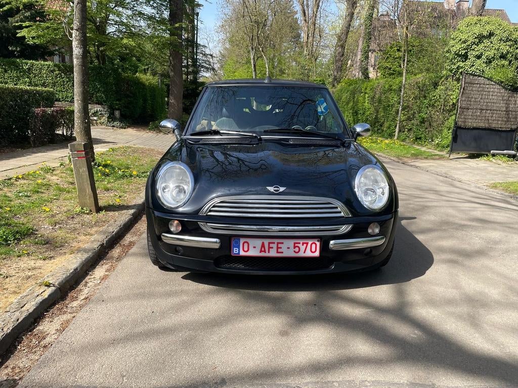 Mini Cabriolet noire R50 R52 2006 intérieur cuir beige, Beige, Cabriolet, Beige, Leder