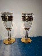 Lunettes en cristal de Bohême, décoration en or 24 carats, Enlèvement