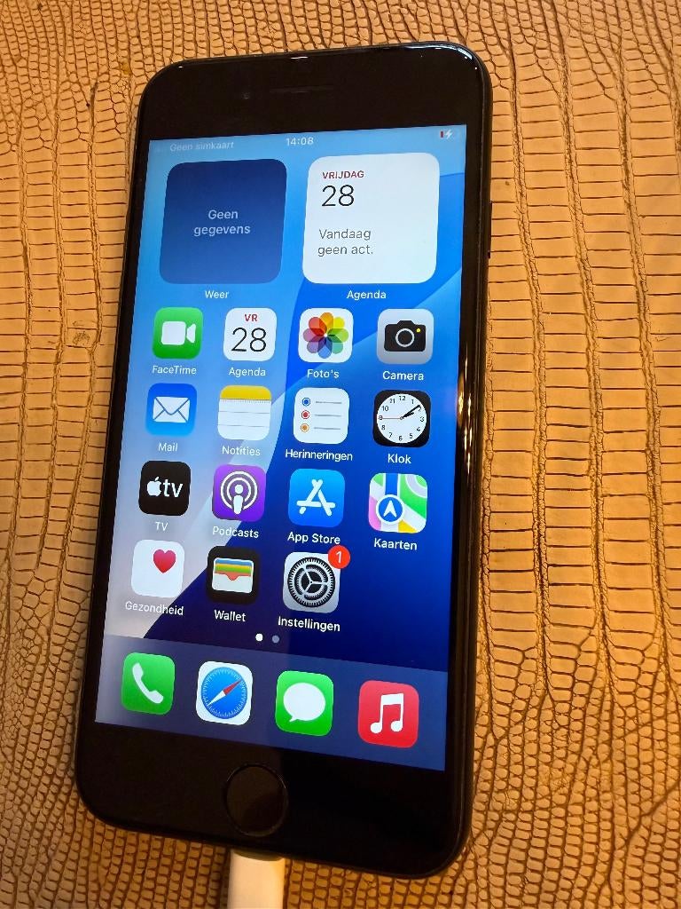 iPhone SE 2020 64GB zwart, Telecommunicatie, Mobiele telefoons | Apple iPhone, Ophalen, 80 %, Zwart, Refurbished