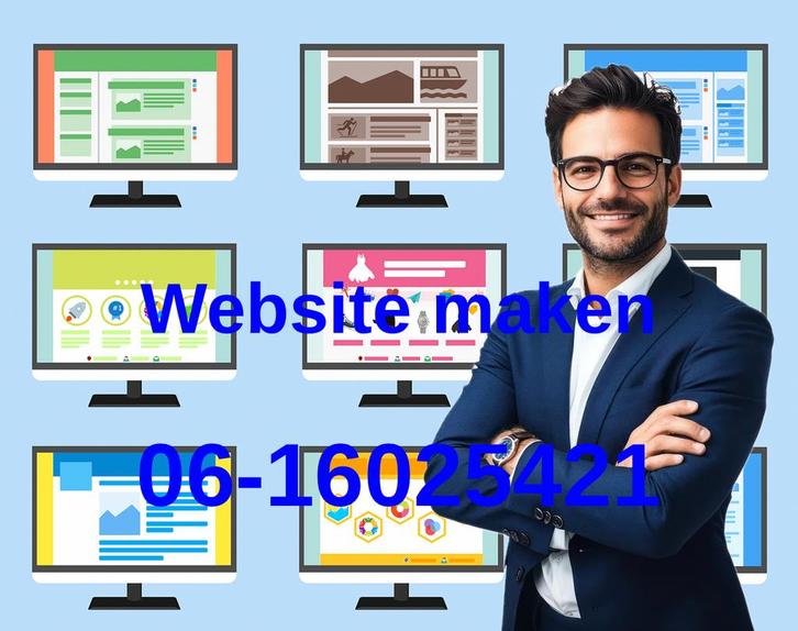 Website maken. Website / Webshop volledig functioneel, Computers en Software, Windows Laptops, Ophalen of Verzenden