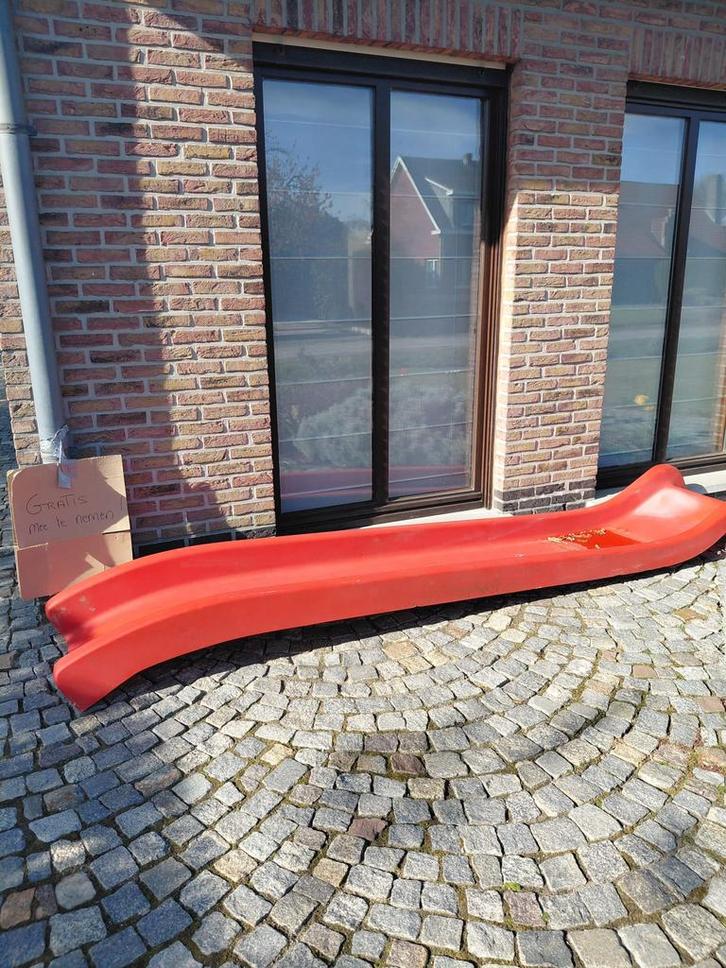 Glijbaan gratis op te halen, Kinderen en Baby's, Speelgoed | Buiten | Speeltoestellen, Gebruikt, Glijbaan, Aanbouwonderdeel, Ophalen of Verzenden