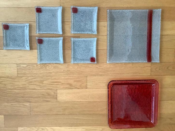 Plats en verre, Maison & Meubles, Cuisine | Vaisselle, Neuf, Assiettes(s), Autres styles, Verre, Enlèvement