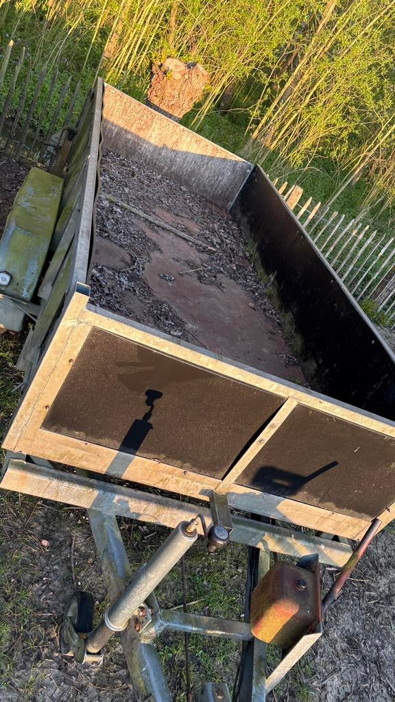 Kipper aanhangwagen kipremorque, Enlèvement