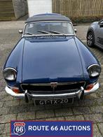 MG MGB Cabriolet | 1974 | Route 66 Auctions, Auto's, Zwart, Bedrijf, Handgeschakeld, Overige carrosserie