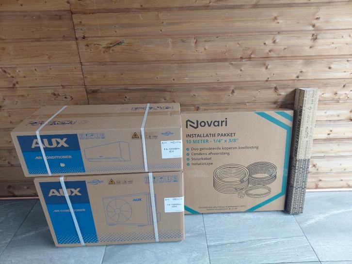 Kit complet Air Conditionné réversible 12000 BTU soit 3,5KW, Electroménager, Climatiseurs, Neuf, Climatisation murale, 100 m³ ou plus grand