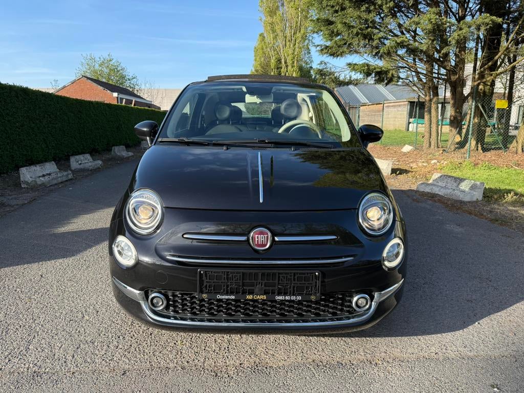 Fiat 500 Cabrio | Star | 2020 | Automaat | Car - Play |, 4 zetels, Cabriolet, Zwart, Leder