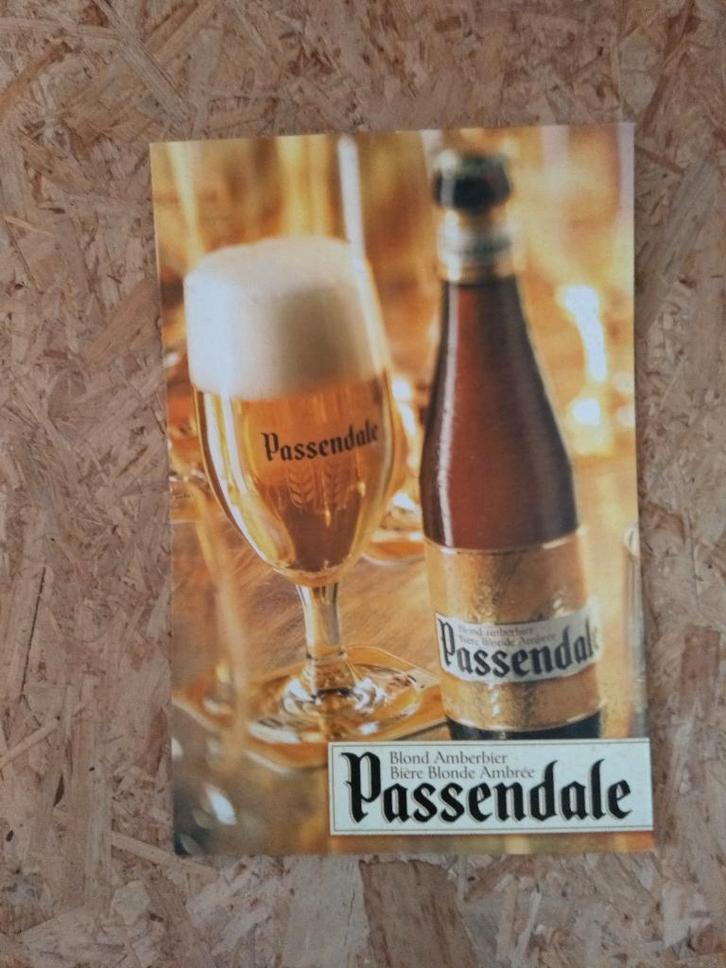 Passendale, Verzamelen, Biermerken, Zo goed als nieuw, Reclamebord, Plaat of Schild, Overige merken, Ophalen of Verzenden
