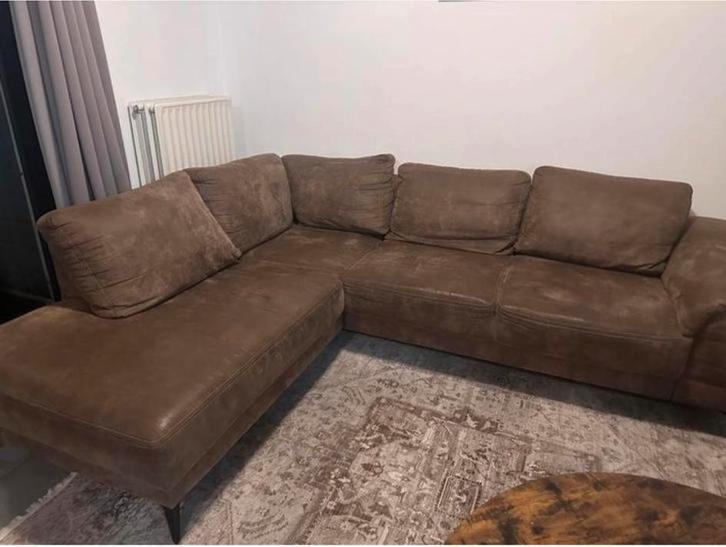 Fauteuil d'angle marron confortable en bon état, Maison & Meubles, Canapés | Coins salons complets, Utilisé, Enlèvement