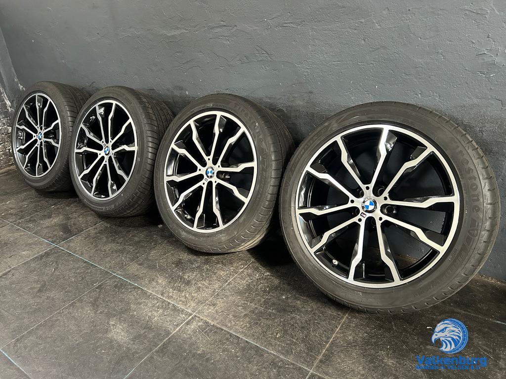 8mm! Originele BMW X3 X4 G01 G02 Style 699M 20 inch breedset, Pneus et Jantes, 245 mm, Véhicule de tourisme, Pneus été