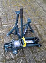 CRIC DE VOITURE AVEC DEUX BLOCS DE SUPPORT, Enlèvement ou Envoi, Neuf, Hydraulique, Cric de garage