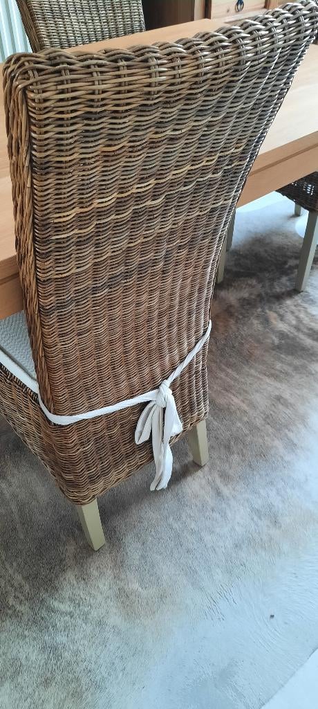 Stoelen, Ophalen, Bruin, Riet of Rotan, Vier