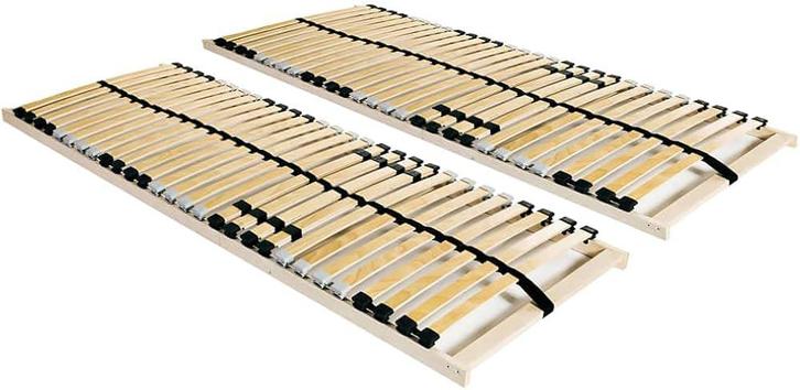 LATTENBODEMS VAN HOGE KWALITEIT — 2 STUKS — 50€, Huis en Inrichting, Slaapkamer | Matrassen en Bedbodems, Zo goed als nieuw, Bedbodem