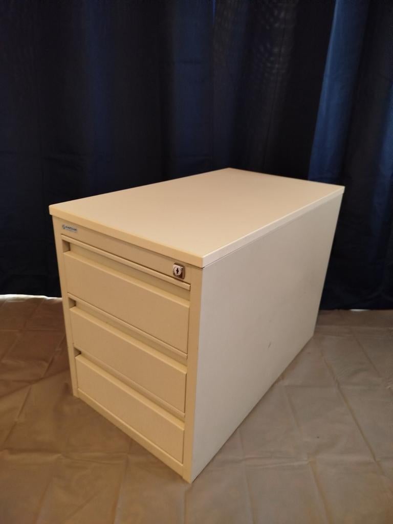 Caisson de bureau, 3 tiroirs, Maison & Meubles, Métal