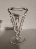 4 oude Franse bistrot glazen vintage 1930, Antiquités & Art, Envoi