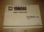 YAMAHA XV1000 '81 Ancien Catalogue des Pièces Détachées, Motos, Modes d'emploi & Notices d'utilisation, Enlèvement ou Envoi, Yamaha