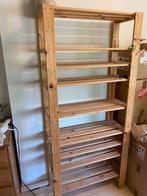 Houten rek met 9 schabben, Huis en Inrichting, Ophalen, Zo goed als nieuw