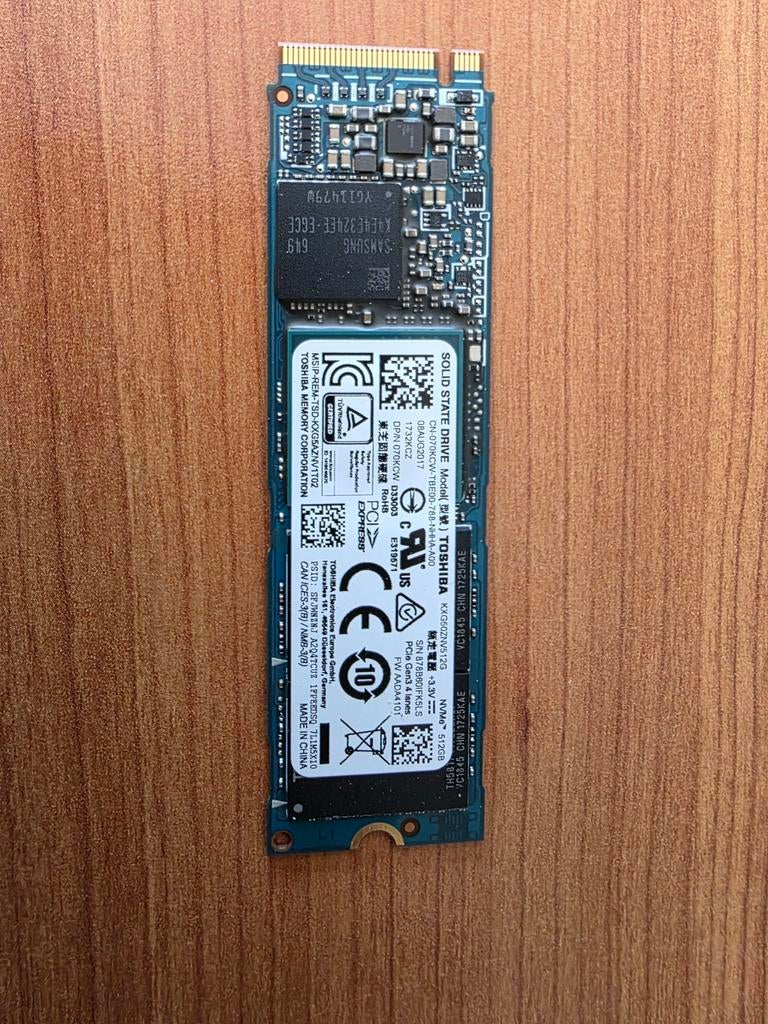 Mvme ssd 512gb, Computers en Software, Harde schijven, Ophalen, SSD