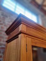 Buffet/vitrine en teck LIVRAISON GRATUITE, Maison & Meubles, Teck, 25 à 50 cm, Avec tablette(s), 150 à 200 cm