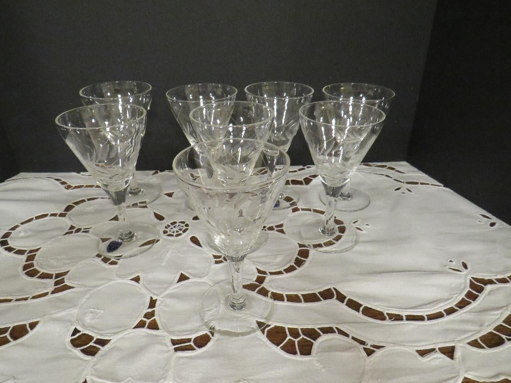 8 verres anciens VGN Belgique, Antiquités & Art, Antiquités | Verre & Cristal, Enlèvement ou Envoi