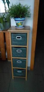 PETIT MEUBLE D APPOINT AVEC PANIERS, Maison & Meubles, Enlèvement, Utilisé