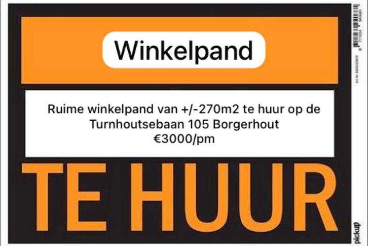 Winkelpand te huur op de turnhoutsebaan 105, Immo, Huizen te huur