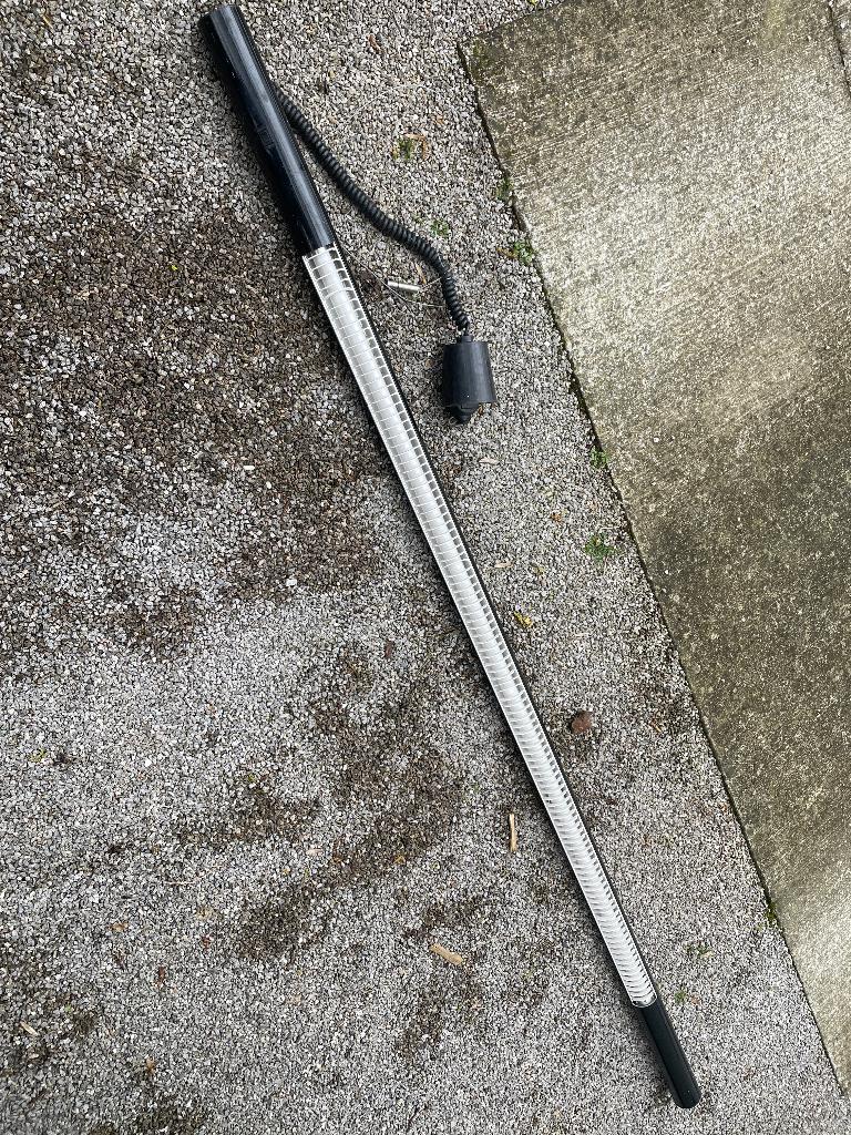 lampe à tube  vintage des années 80 - 2 mètres de long, Enlèvement, Utilisé, Métal