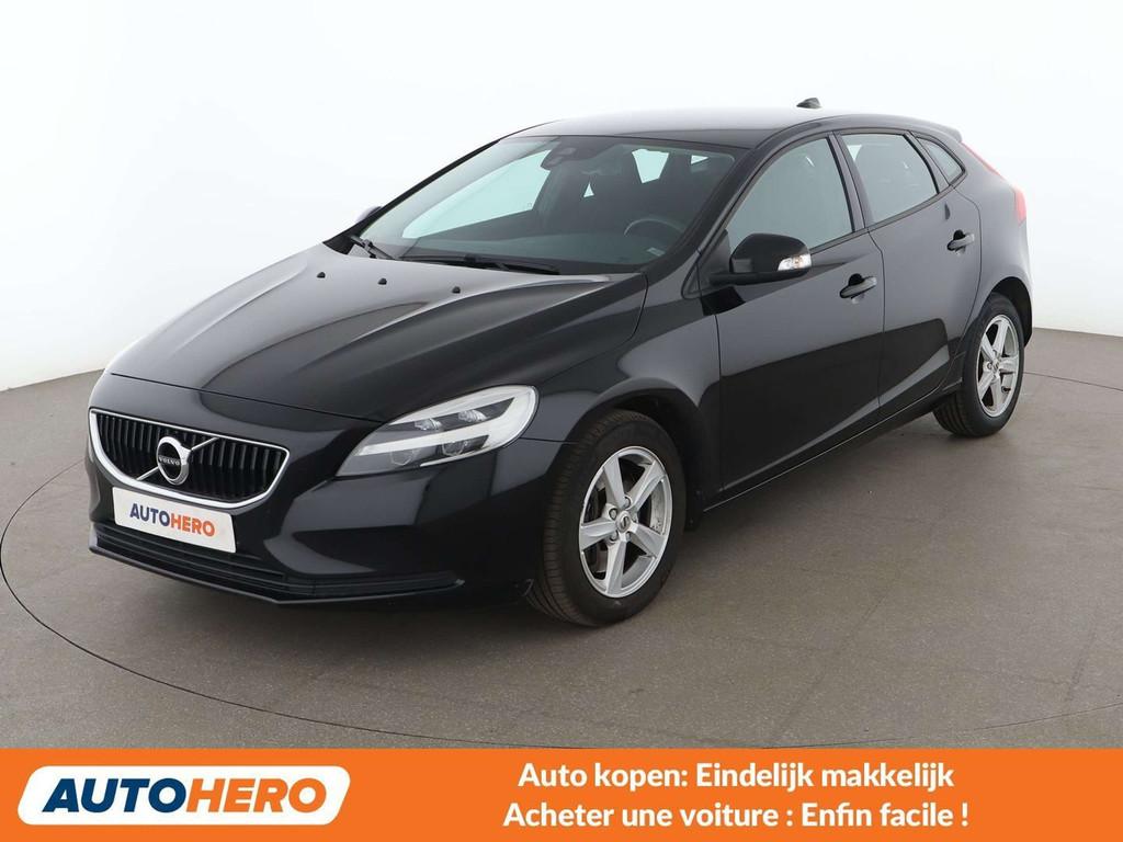 Volvo V40 1.5 Kinetic (bj 2018, automaat), Auto's, Bluetooth, Zwart, 5 deurs, V40