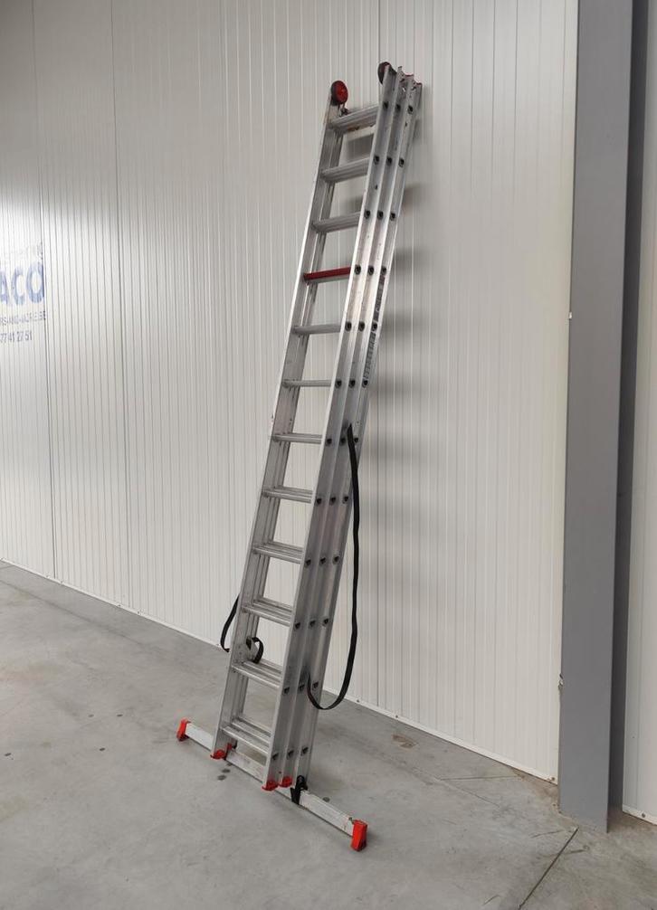 3delige ladder 3x12, Doe-het-zelf en Bouw, Ladders en Trappen, Ladder, Ophalen
