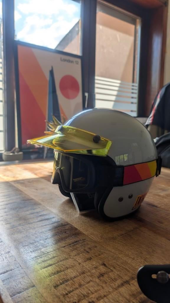 Roeg JETT helmet thunder clouds + Accessoires (small), Motos, Vêtements | Casques de moto, Casque jet, S, Autres marques, Enlèvement ou Envoi